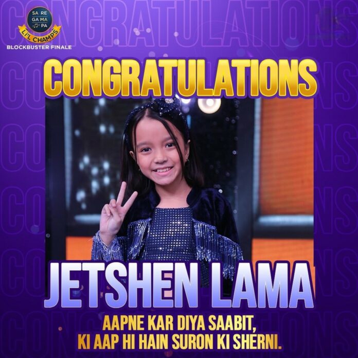 Jetshen Dohna Lama Wins Sa Re Ga Ma Pa Li'l Champs 9