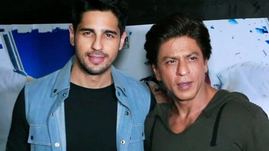Sidharth Malhotra says he'couldn't speak at all' When he met Shah Rukh Khan