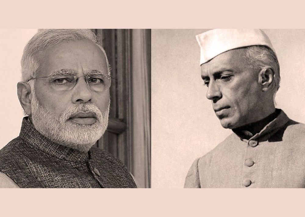 PM Modi vs Nehru