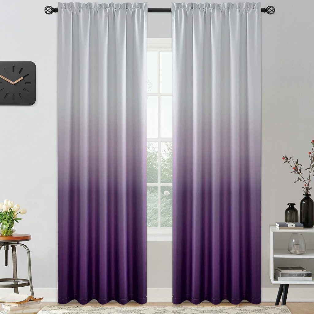 ombre curtain styles